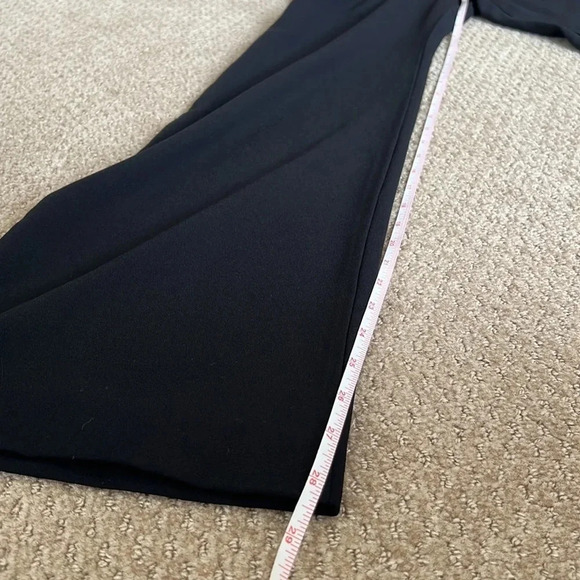 Straight Leg Short Sleeve Open Back Jumpsuit | Size XS Black - Picture 4 of 7